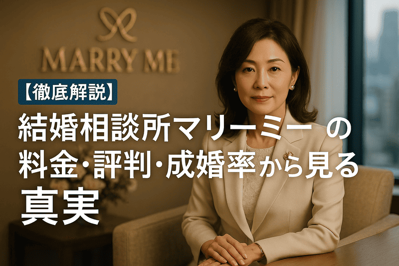 結婚相談所マリーミーの全貌：料金、口コミ、成婚実績まで徹底解説